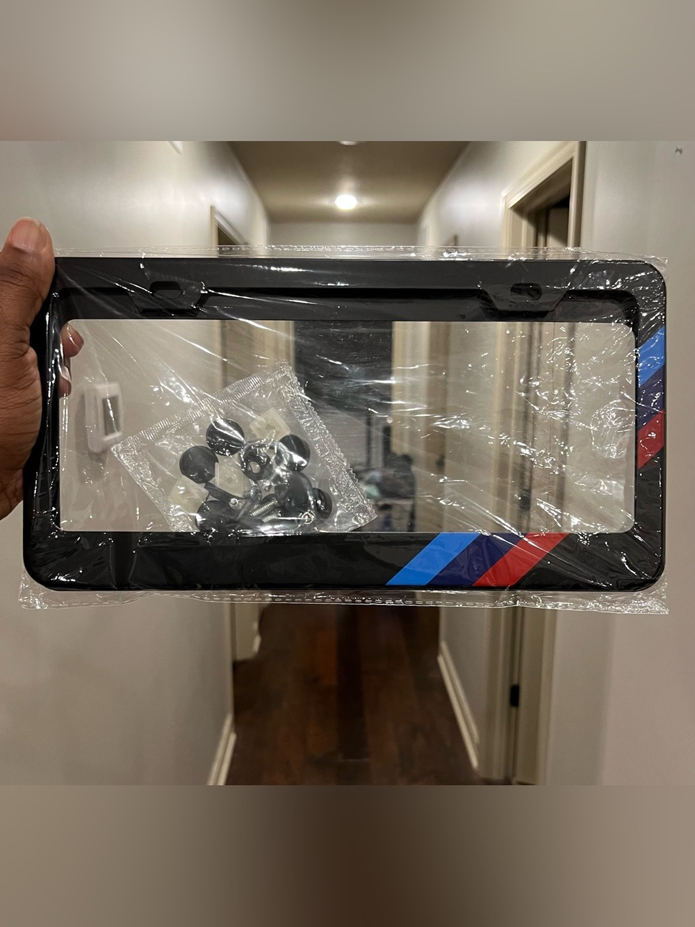 BMW M SERIES Black, Light Blue, Dark Blue & Red License Plate Frames